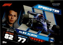 Alex Albon #151 Racing Cards 2022 Topps Turbo Attax Formula 1 Prices