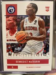 Bennedict Mathurin [Blue] Basketball Cards 2022 Panini Chronicles Draft Picks Prices