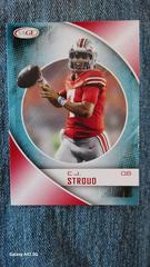 C. J. Stroud [Red] #1 Football Cards 2023 Sage Prices