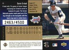 Side 2 | Darin Erstad [Radiance] Baseball Cards 1998 SPx Finite