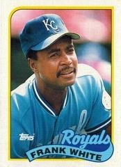 Frank White #25 Baseball Cards 1989 Topps Prices