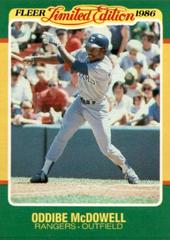 Oddibe McDowell Baseball Cards 1986 Fleer Limited Edition Prices