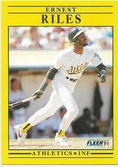 Ernest Riles Baseball Cards 1991 Fleer Update Prices