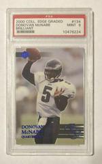 Donovan McNabb [Brilliant] Football Cards 2000 Collector's Edge Graded Prices