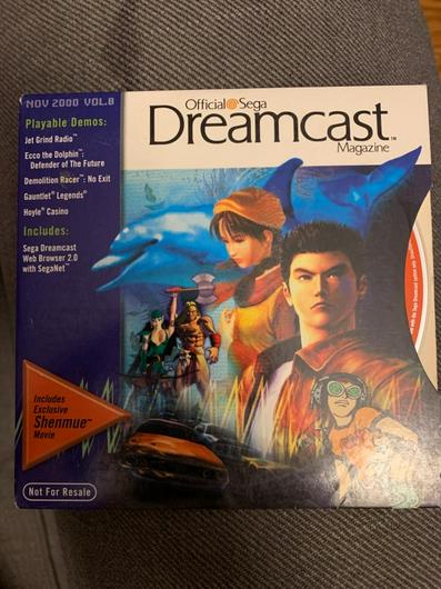 Official Sega Dreamcast Magazine Vol. 8 Cover Art