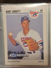 Kurt Abbott #126 Baseball Cards 1992 Skybox AA Prices