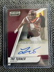 Tre Turner #TH-TRE Football Cards 2022 Panini Chronicles Draft Picks Threads Rookie Signatures Prices