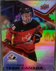 Connor Bedard #CA-20 Hockey Cards 2022 Upper Deck Team Canada Juniors Acetates Prices