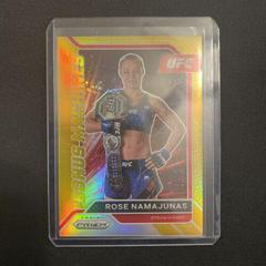 Rose Namajunas [Gold] Ufc Cards 2022 Panini Prizm UFC Bonus Machines Prices