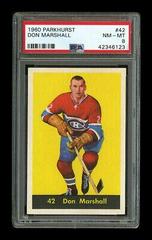 Don Marshall #42 Hockey Cards 1960 Parkhurst Prices