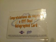 Back Of Cardi | Kevin Witt Baseball Cards 1997 Bowman's Best Certified Autograph