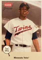 Tony Oliva #90 Baseball Cards 2002 Fleer Greats Prices