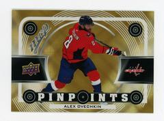 Alex Ovechkin [Gold] #PP-8 Hockey Cards 2022 Upper Deck MVP Pinpoints Prices