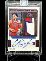 Cade Cunningham [Pink] Basketball Cards 2021 Panini One and One Rookie Jersey Autographs Prices