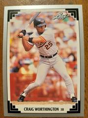 Craig Worthington #298 Baseball Cards 1991 Leaf Prices