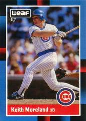 Keith Moreland #160 Baseball Cards 1988 Leaf Prices