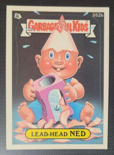 Lead-Head NED #552b Prices | 1988 Garbage Pail Kids | Garbage Pail Cards