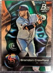 Brandon Crawford [Green] #3 Baseball Cards 2023 Bowman Platinum Prices