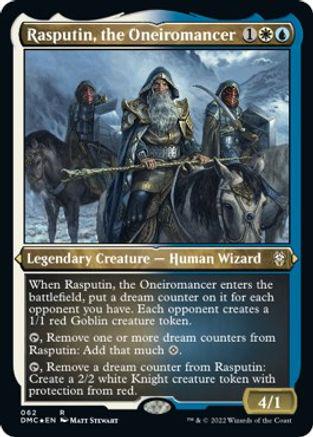 Rasputin, the Oneiromancer [Etched Foil] #62 Magic Dominaria United Commander