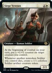 Siege Veteran [Extended Art] #306 Magic Brother's War Prices