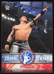 Wins the 2008 Royal Rumble Match Wrestling Cards 2017 Topps WWE John Cena Tribute Prices