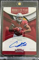 Christian Kirk [Silver] Football Cards 2018 Panini Contenders Rookie of the Year Prices