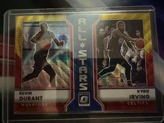 Kevin Durant, Kyrie Irving [Red Gold Wave] #11 Basketball Cards 2022 Panini Donruss Optic All Stars Prices