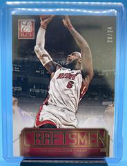 LeBron James [Status Gold] #6 Basketball Cards 2012 Panini Elite Craftsmen Prices