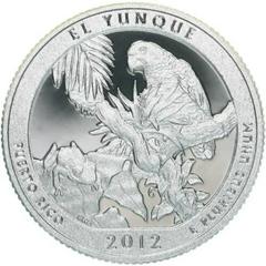 2012 S [SILVER EL YUNQUE PROOF] Coins America the Beautiful Quarter Prices