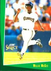 Willie McGee #119 Baseball Cards 1993 Score Select Prices