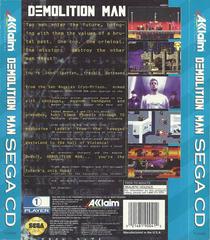 Demolition Man - Back | Demolition Man Sega CD
