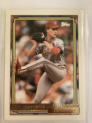 Chris Carpenter [Winner] Baseball Cards 1992 Topps Gold Prices