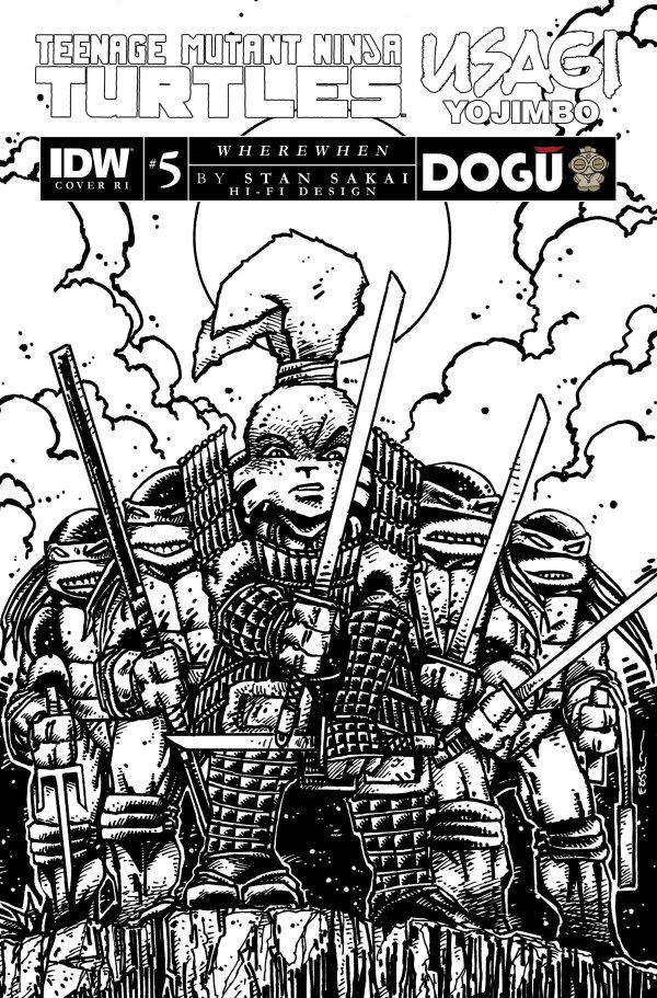 Teenage Mutant Ninja Turtles / Usagi Yojimbo: WhereWhen [Eastman Sketch] #5 (2023) Comic Books Teenage Mutant Ninja Turtles / Usagi Yojimbo: WhereWhen