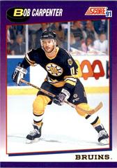 Bob Carpenter #162 Hockey Cards 1991 Score American Prices