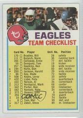 Philadelphia Eagles Football Cards 1973 Topps Team Checklists Prices