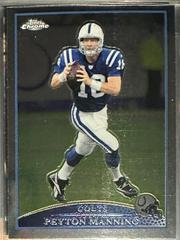 Peyton Manning [Blue Jersey] Football Cards 2009 Topps Chrome Prices