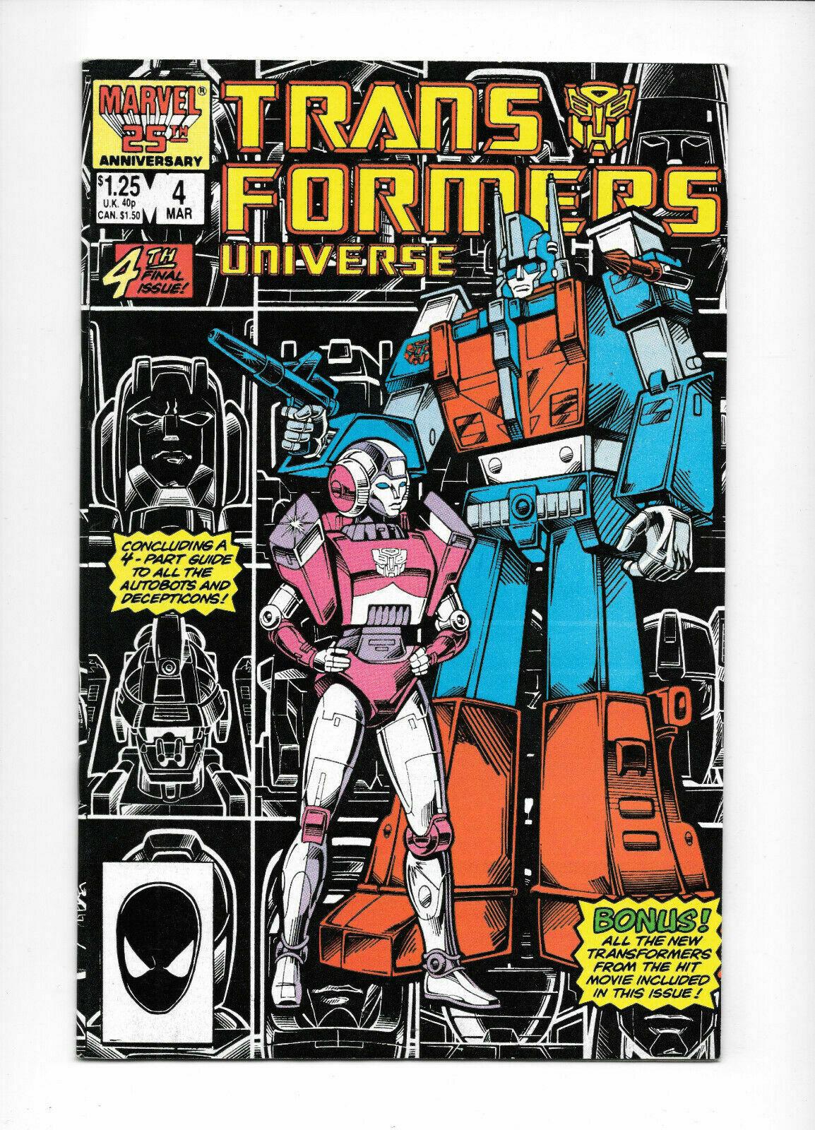 The Transformers Universe #4 (1987) Comic Books The Transformers Universe