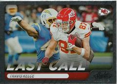 Travis Kelce Football Cards 2022 Panini Absolute Last Call Prices