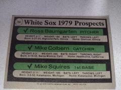 Back | White Sox Prospects [Baumgarten, Colbern, Sqrs.] Baseball Cards 1979 Topps