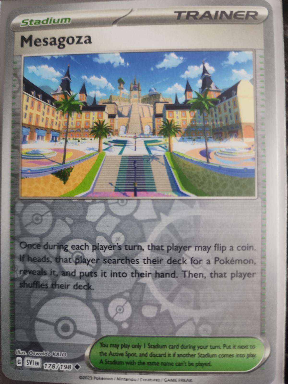 Mesagoza [Reverse Holo] #178 Pokemon Scarlet & Violet