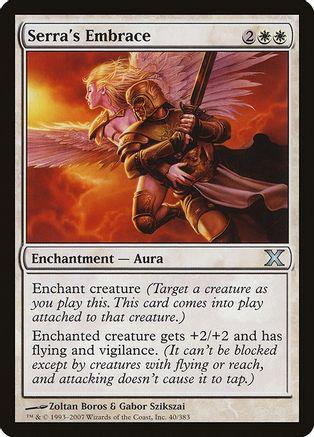 Serra's Embrace [Foil] Magic 10th Edition