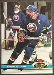 Brent Sutter #180 Hockey Cards 1991 Stadium Club Prices