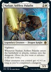 Nadaar, Selfless Paladin [Foil] Magic Adventures in the Forgotten Realms Prices