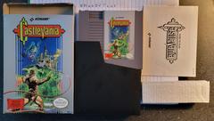 Box, Cartridge, Manual, Sleeve, And Styrofoam  | Castlevania NES