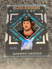 Dawson Mercer [Spectrum] Hockey Cards 2021 Upper Deck Black Diamond Rookie Gems Prices
