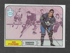 Bob Pulford #129 Hockey Cards 1968 Topps Prices
