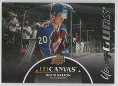 Justin Barron [Black] Hockey Cards 2021 Upper Deck UD Canvas Prices