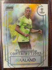 Erling Haaland Soccer Cards 2021 Stadium Club Chrome UEFA Champions League Championship Contributions Prices