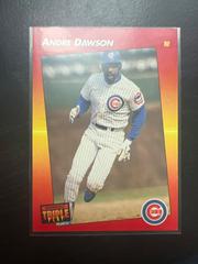 Andre Dawson #174 Baseball Cards 1992 Panini Donruss Triple Play Prices