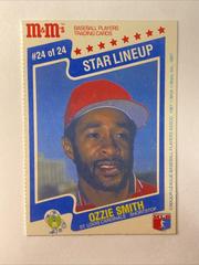 Ozzie Smith [Perforated] Baseball Cards 1987 M & M's Prices